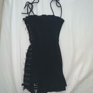 Black Princess Polly Mini Dress